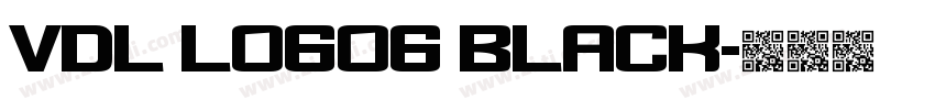 VDL LogoG Black字体转换 VDL LogoG Black字体转换